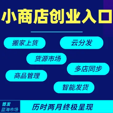 【坑位】小商店运营神器平台